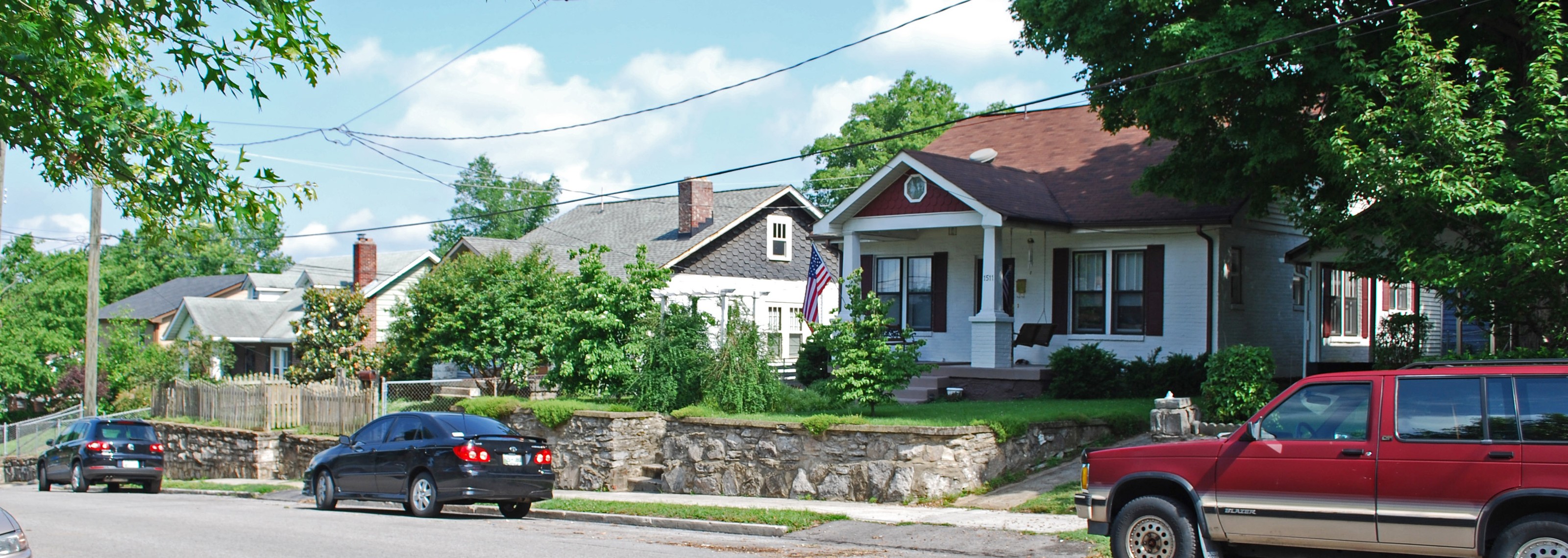Streetscape in East Nashville.